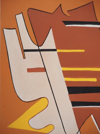 Alberto MAGNELLI : Manifeste abstrait, Lithographie et pochoir 2