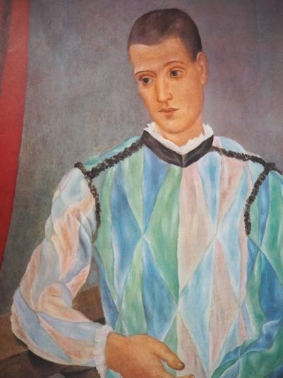 Pablo PICASSO : Arlequin, Affiche originale d’époque 2