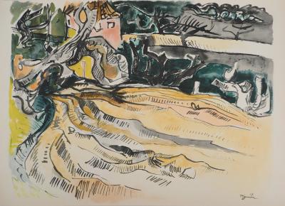 Edouard PIGNON : Provence, automne à Bandol, Lithographie signée 2