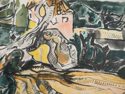 Edouard PIGNON : Provence, automne à Bandol, Lithographie signée 2