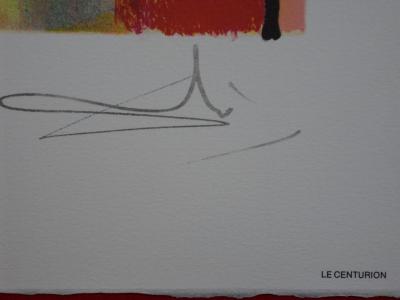 Salvador DALI : Les Chevaux, le Centurion, Lithographie signée 2