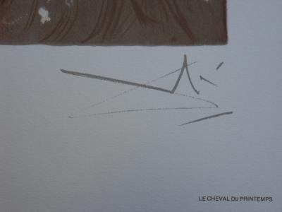 Salvador DALI : Les Chevaux, le Cheval de Printemps, Lithographie signée 2