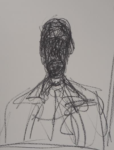 Alberto GIACOMETTI : Portrait d’homme, Affiche originale d’époque 2