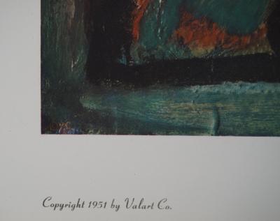 Georges ROUAULT : Femme au collier de perles, Collotype signé 2