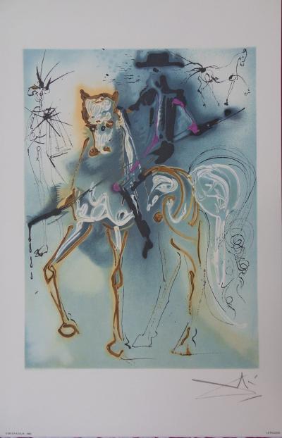 Salvador DALI : Les Chevaux, Le Picador, Lithographie signée 2