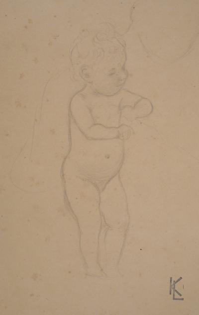 Léopold Franz KOWALSKI: L’enfant nu, dessin original 2