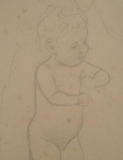 Léopold Franz KOWALSKI: L’enfant nu, dessin original 2