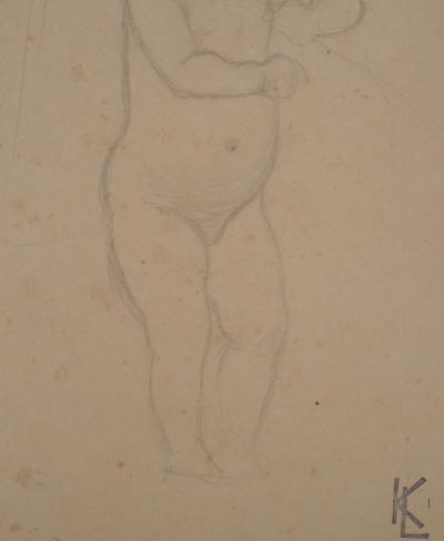 Léopold Franz KOWALSKI: L’enfant nu, dessin original 2