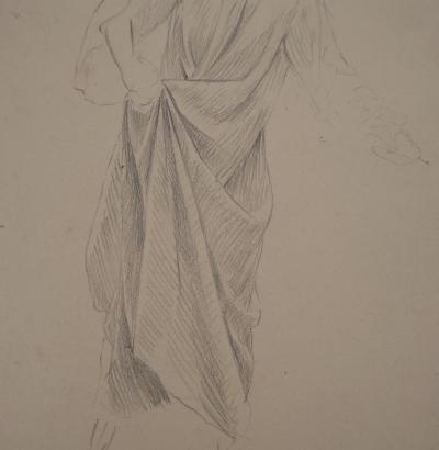Léopold Franz KOWALSKI: Drapé masculin, dessin original 2