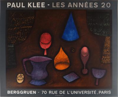 Paul KLEE : Table aux dés (les années 20), Affiche originale en lithographie 2