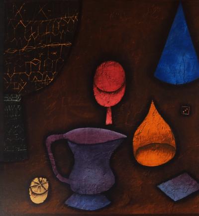 Paul KLEE : Table aux dés (les années 20), Affiche originale en lithographie 2