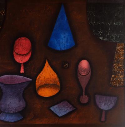 Paul KLEE : Table aux dés (les années 20), Affiche originale en lithographie 2
