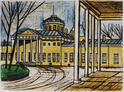 Bernard BUFFET : Saint-Pétersbourg, le Palais de Tauride, Gravure originale signée 2