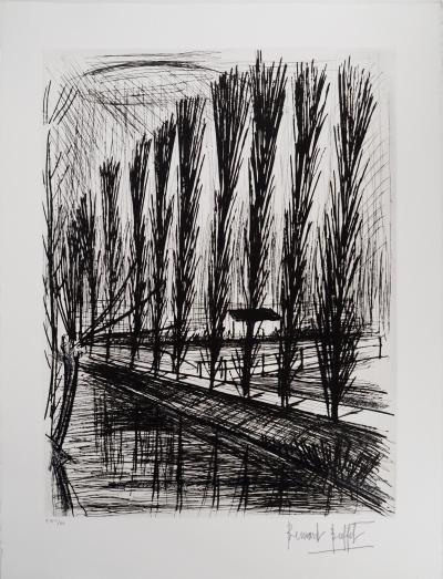 Bernard Buffet、リトグラフ　The road, 1962 Bernard BUFFET - The road, 1962, signed lithograph - Post