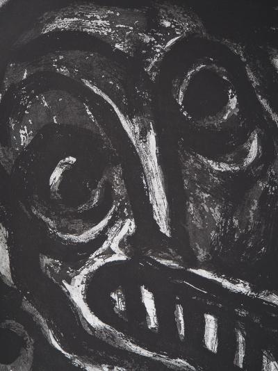 Bengt LINDSTROM : Personnages étonnés, Gravure originale signée 2