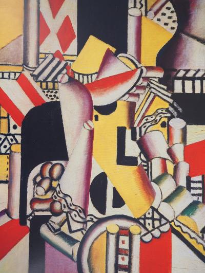 Fernand LEGER : Machine cubiste, Affiche originale d’époque 2