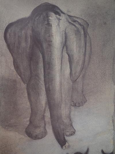 Alfred KUBIN: Der Elefant, Original Vintage Poster 2