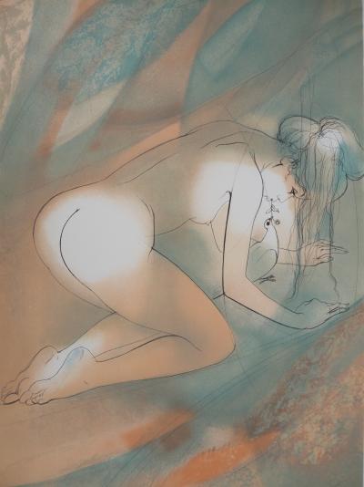 Jean-Baptiste VALADIE : Brassens, Vénus Callipyge, Lithographie originale signée 2