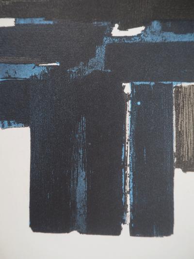 Pierre SOULAGES : Eau Forte X, Lithographie et pochoir 2
