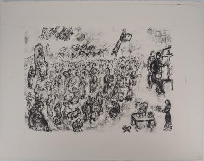 Marc CHAGALL : Le monde de la Bible, Lithographie originale 2