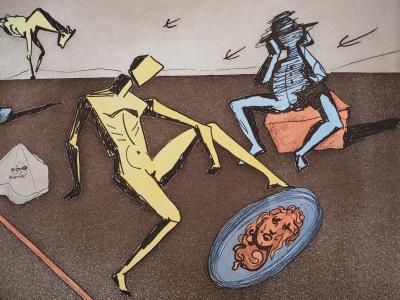 Salvador DALI : Don Quichotte, le Miroir de la Chevalerie, Gravure originale signée 2