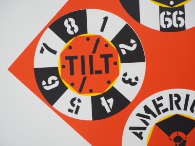 Robert INDIANA : Red Diamond American Dream, Sérigraphie originale 2