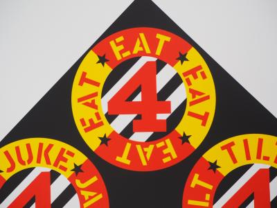 Robert INDIANA : The Beware-Danger American Dream, Sérigraphie originale 2