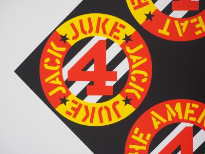 Robert INDIANA : The Beware-Danger American Dream, Sérigraphie originale 2