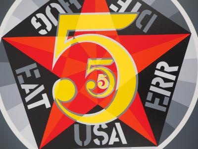 Robert INDIANA : The Figure 5 American Dream, Sérigraphie originale 2