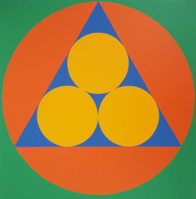 Robert INDIANA : American Dream, Oranges, Sérigraphie originale 2