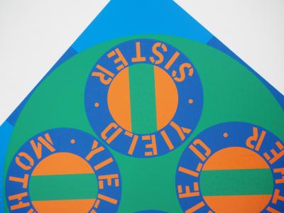 Robert INDIANA : American Dream Family, Yield Brother, Sérigraphie originale 2