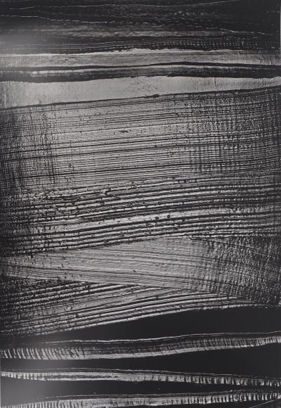 Pierre Soulages : Outrenoir 28 juillet 2015, Affiche originale 2
