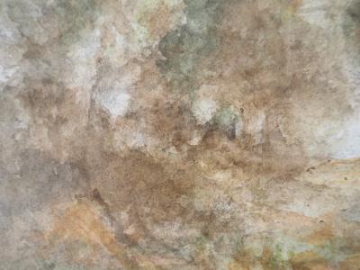 Gilbert PASTOR : Sentier dans un bois, Aquarelle originale signée 2