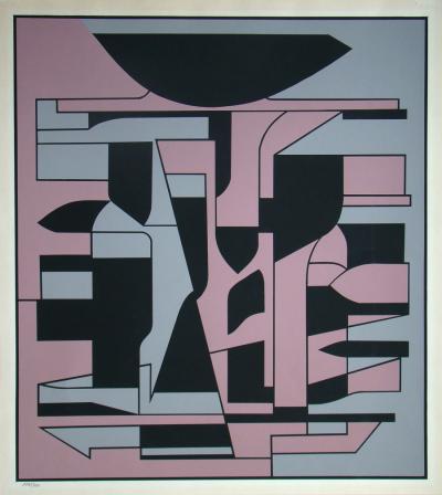 Victor VASARELY - Denfert 2, 1963 - Original screenprint numbered 2