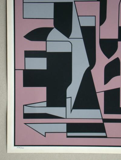 Victor VASARELY - Denfert 2, 1963 - Original screenprint numbered 2