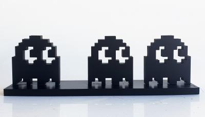 PYB - Pacman fantoms invader , 2024 - Sculpture pop street art 2