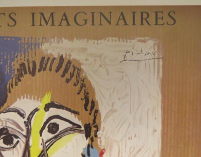 Pablo Picasso - Affiche originale d’exposition - Galerie de la colombe - 1977 2