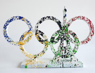 SPACO - JO Paris France, 2024 Sculpture pop street art 2