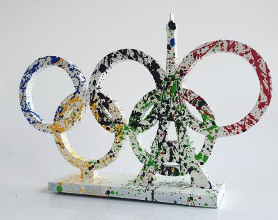 SPACO - JO Paris France, 2024 Sculpture pop street art 2