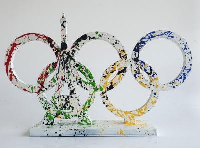 SPACO - JO Paris France, 2024 Sculpture pop street art 2