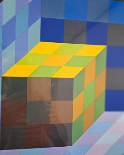 Victor VASARELY (d’après) - Tridim-C, 1968 - Héliogravure 2