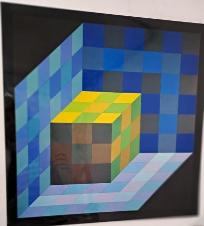 Victor VASARELY (d’après) - Tridim-C, 1968 - Héliogravure 2