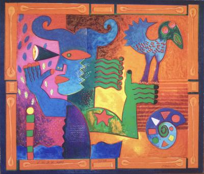 Clemens BRIEL - El rei de los mares, 1992 - Signed carborundum engraving 2