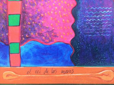 Clemens BRIEL - El rei de los mares, 1992 - Signed carborundum engraving 2