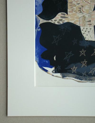 Georges BRAQUE - Les étoiles, 1959 - Lithographie originale en couleurs signée 2