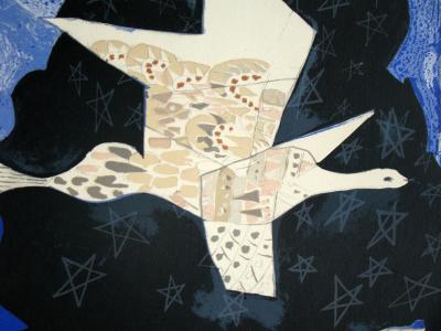 Georges BRAQUE - Les étoiles, 1959 - Lithographie originale en couleurs signée 2