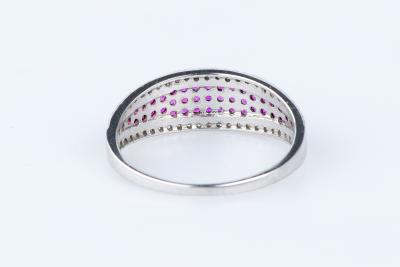 Bague en or blanc 9 carats 2