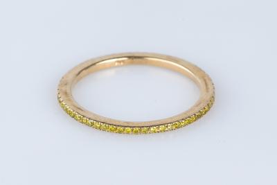 Bague en or jaune 9 carats 2