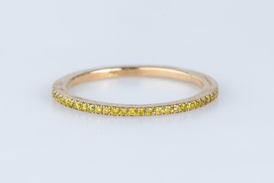 Bague en or jaune 9 carats 2