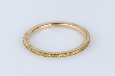 Bague en or jaune 9 carats 2
